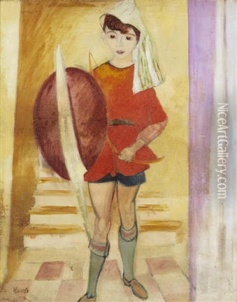 Ivan Som Krigare Oil Painting - Sigrid (Maria) Hjerten