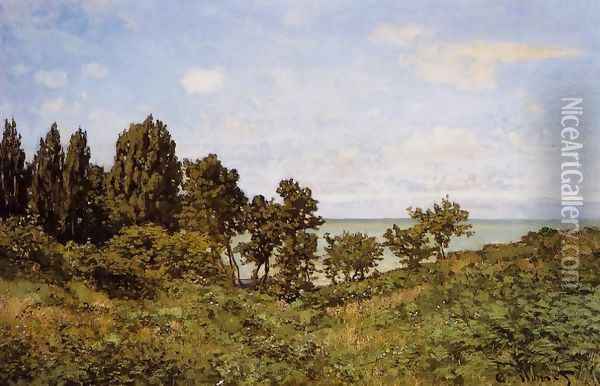 By The Sea Oil Painting - Claude Oscar Monet