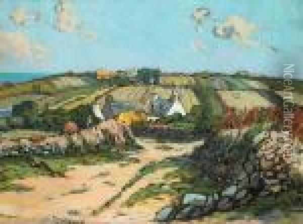 Paysage Breton Oil Painting - Jean-Charles Contel