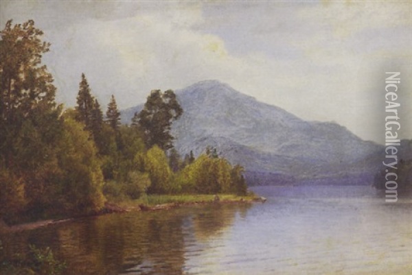 Whiteface Mountain, Spring Oil Painting - William Trost Richards