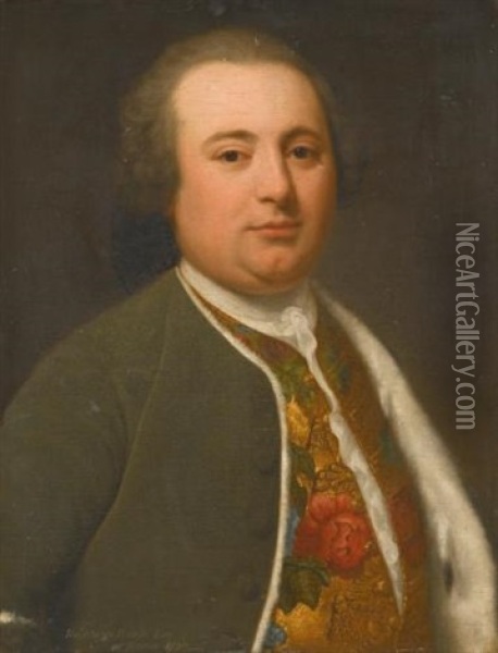 Portrait Of Bellingham Boyle (1709-1771) Oil Painting - Giorgio Domenico Dupra
