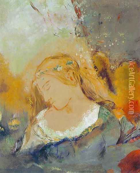 Ophelia V Oil Painting - Odilon Redon
