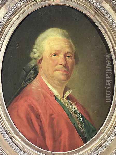 Portrait of Christoph Willibald von Gluck Oil Painting - Etienne Aubry
