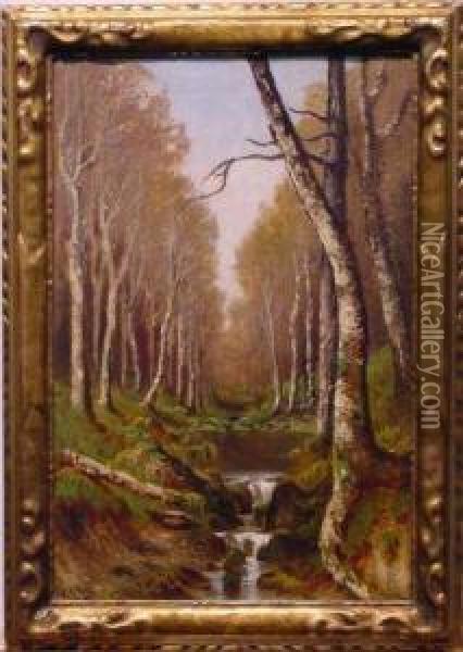 Adirondack Scene Oil Painting - Ralph Albert Blakelock