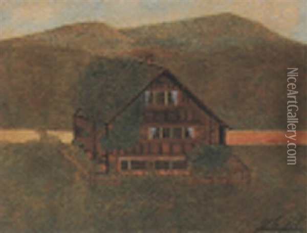 Appenzellerhaus Oil Painting - Ulrich Nef