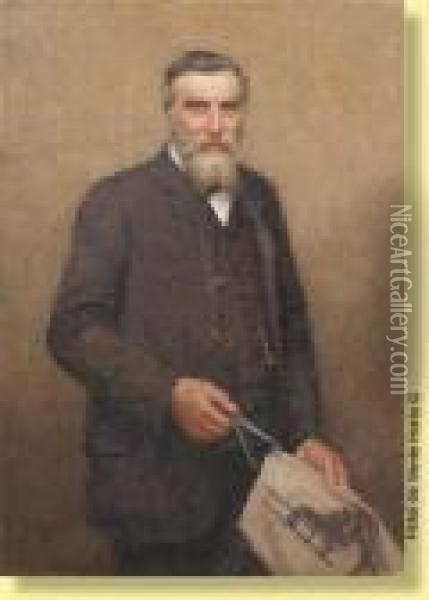 Portrait De Monsieur A. Terrijn Oil Painting - Emile Claus