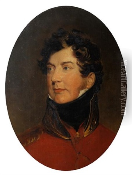 A Portrait Of The Prince Regent, George Iv Oil Painting - Thomas Lawrence