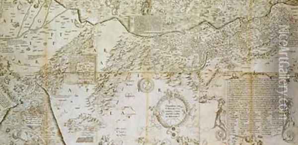 Amplissima Terrae Sanctae descripto ad utriusque testamenti intelligentiam 1537 Oil Painting - Gerard Mercator