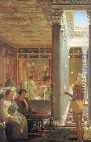 Egyptian Juggler Oil Painting - Sir Lawrence Alma-Tadema