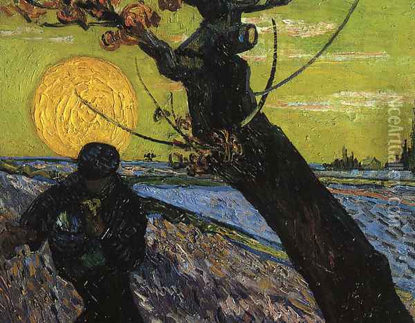 The Sower 2 Oil Painting - Vincent Van Gogh