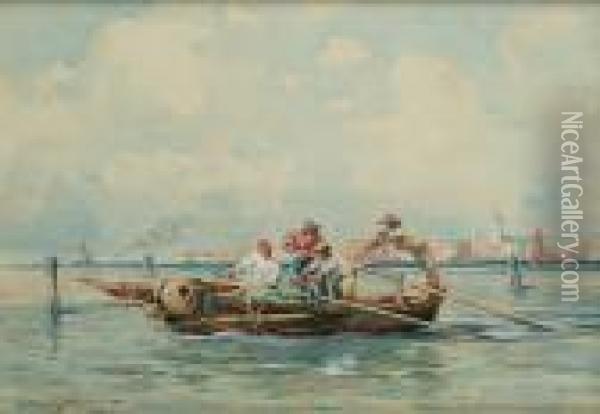 Venice Oil Painting - Edward Aubrey Hunt