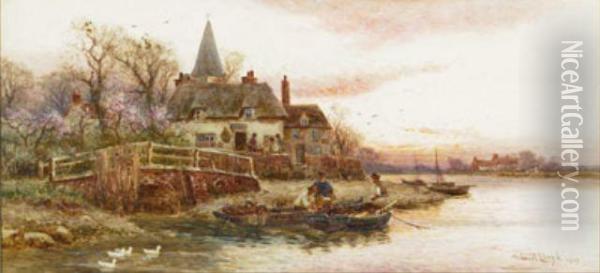 Sussex Seashore Oil Painting - Walker Stuart Lloyd