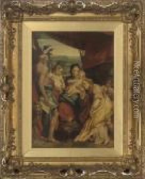 Madonna Di San Girolamo Oil Painting - Correggio, (Antonio Allegri)