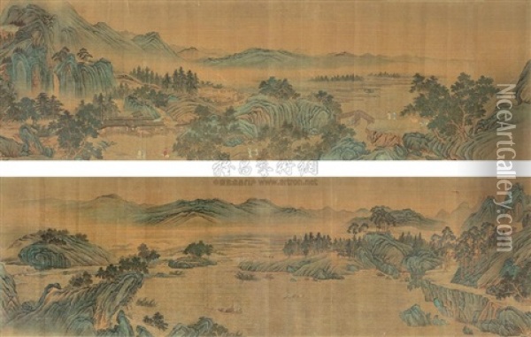 Landscape Oil Painting -  Yan Wengui