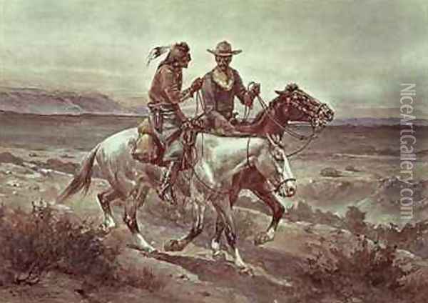 Questionable Companions Oil Painting - Henry W. Hansen