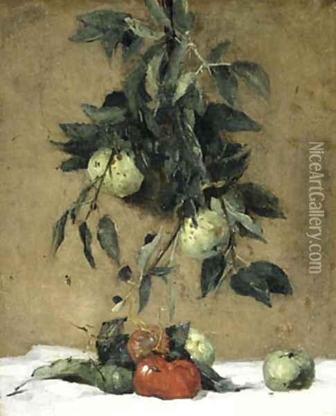 Fruit ca 1888 Oil Painting - Julian Alden Weir