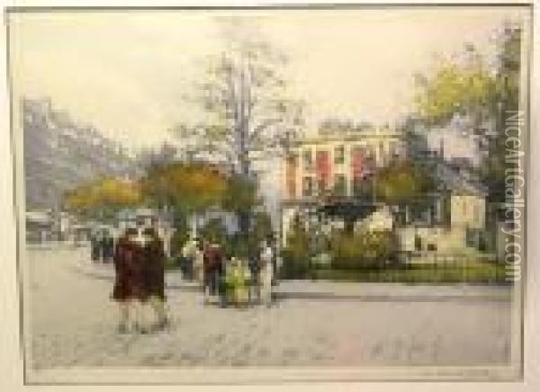Place Pigalle Oil Painting - Manuel Robbe