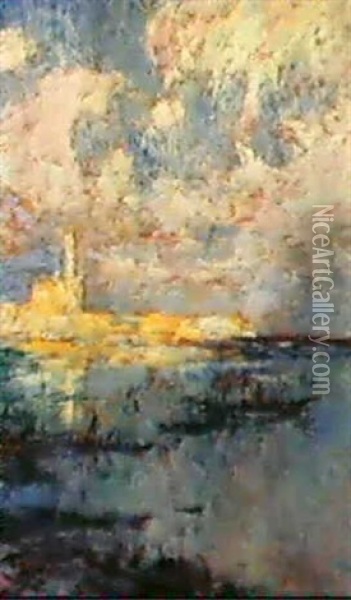 La Rade D'alger Oil Painting - Armand Gustave Gerard Jamar
