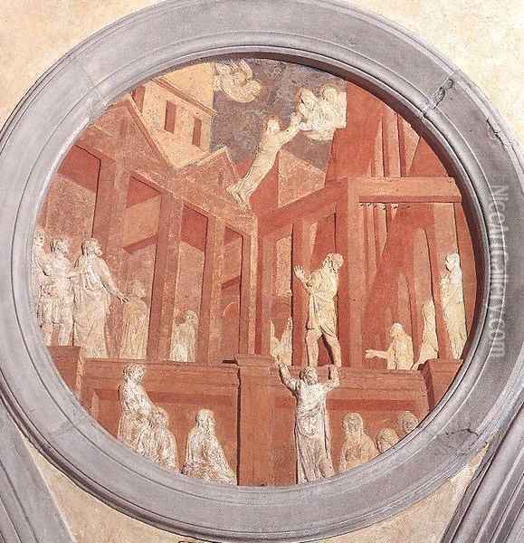 Ascension of St John 2 Oil Painting - Donatello
