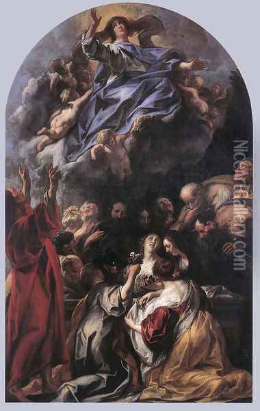 Assumption of the Virgin Oil Painting - Jacob Jordaens