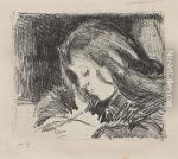 Paul-emile Pissarro Oil Painting - Camille Pissarro