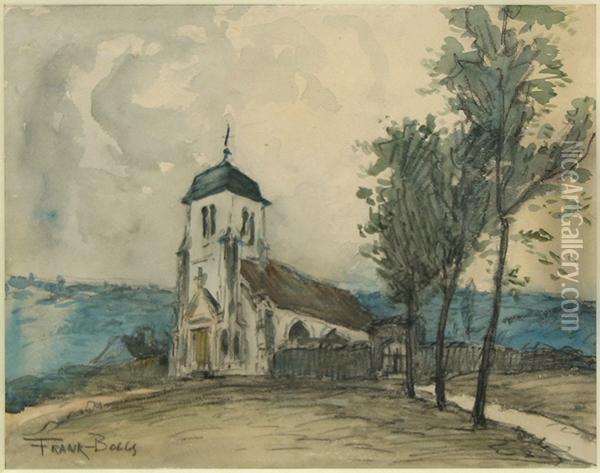 Chapel In The Hills Oil Painting - Frank Myers Boggs