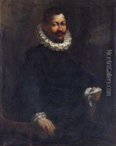 Portrait Of A Gentleman Oil Painting - Federico Fiori Barocci
