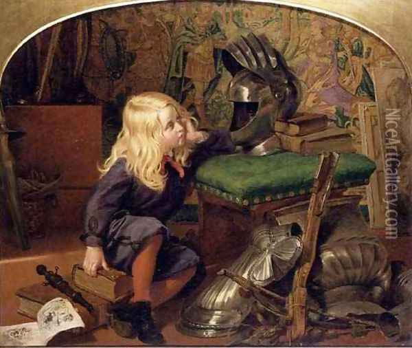 I Wonder who Lived in There Oil Painting - Sir Joseph Noel Paton