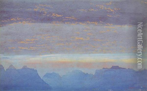 Before Sunrise Oil Painting - William Turner