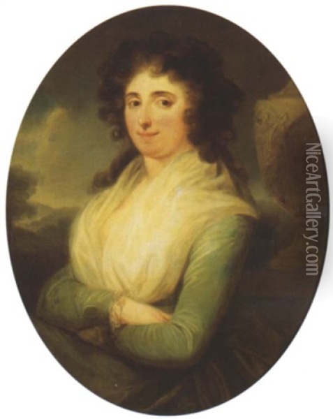 Portrait De Isabel Parreno Arce, Ruiz Alcaron Y Valdes, Marquise De Llano Oil Painting - Francisco Goya