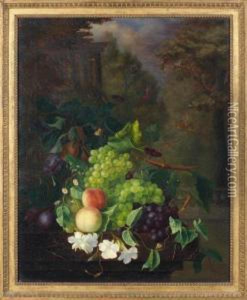 Nature Morte Aux Fruits Oil Painting - Eugenie Mercier