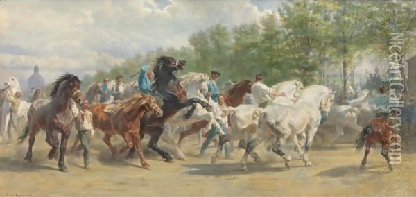 The Horse Fair 2 Oil Painting - Rosa Bonheur