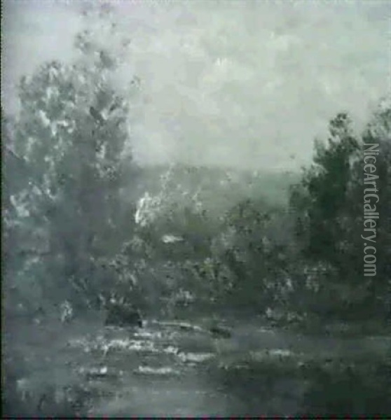 Neponset River Oil Painting - John Joseph Enneking