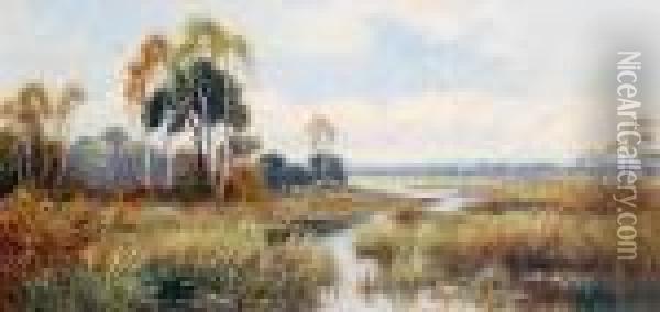 River Landscapes Oil Painting - Sidney Yates Johnson