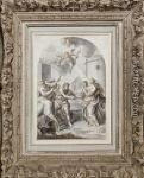 Scene De L'ancien Testament. Oil Painting - Francois Verdier