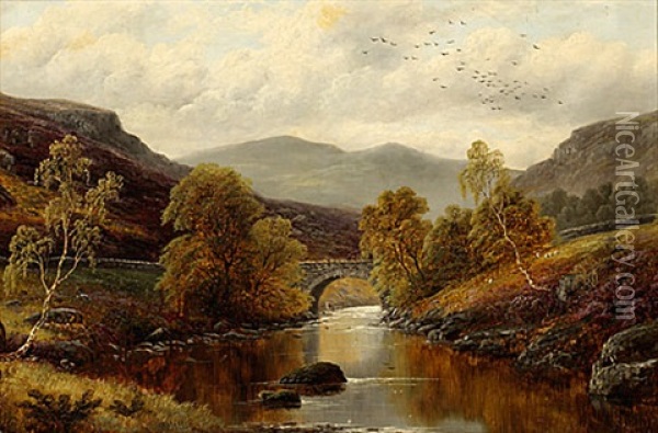 Bettwys-y-coed - N. Wales Oil Painting - William Mellor