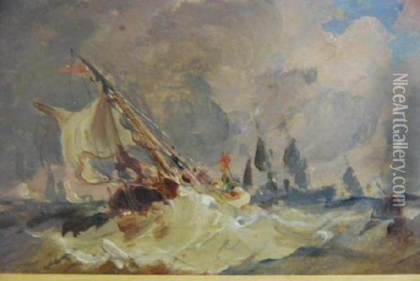 Seascape Oil Painting - George Chambers