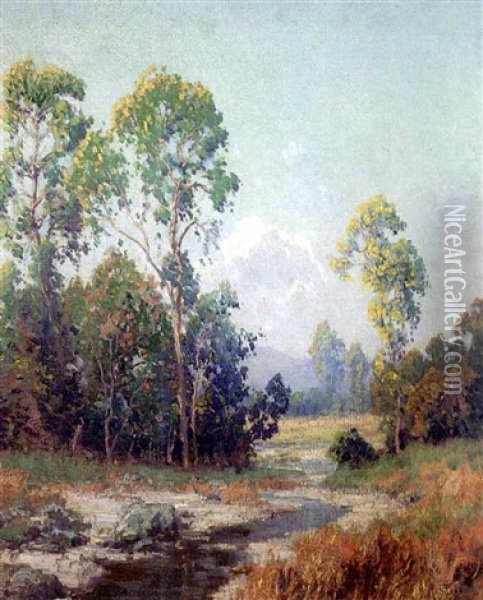 The Brook Oil Painting - Maurice Braun