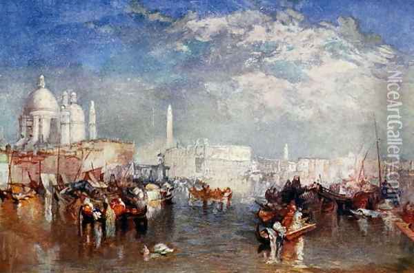 Venice, illustration from Lives of Great Men Told by Great Men, edited by Richard Wilson, c.1920s Oil Painting - Joseph Mallord William Turner