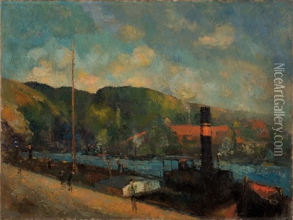 Rouen Oil Painting - Pierre Hode