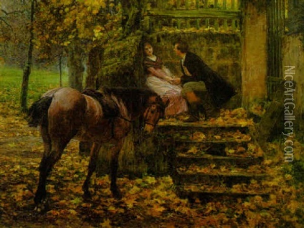 Herbst Oil Painting - Robert Poetzelberger