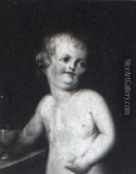 Portrait Of A Child Oil Painting - John Opie