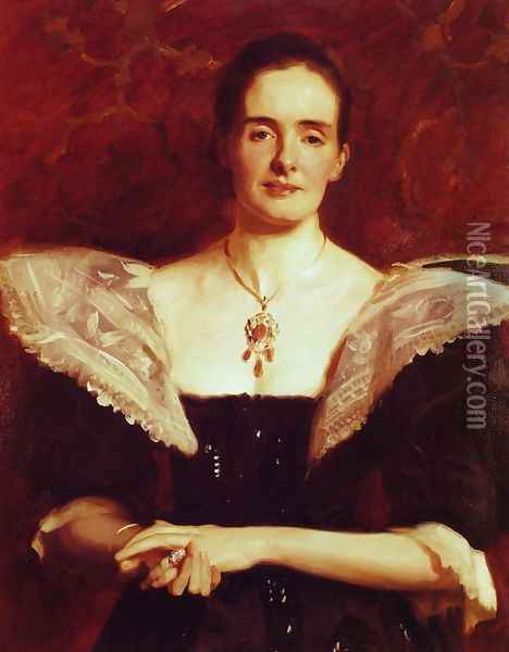 Mrs. William Russell Cooke Oil Painting - John Singer Sargent