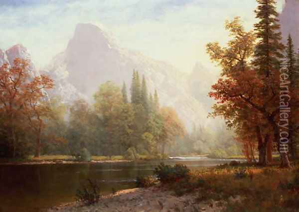 Half Dome, Yosemite Oil Painting - Albert Bierstadt