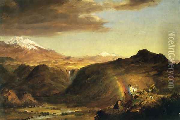 South American Landscape III Oil Painting - Frederic Edwin Church