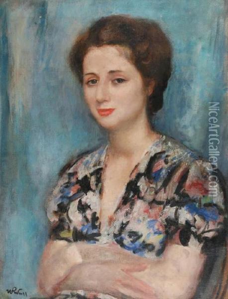 Portret Kobiety -katarzyny Struszkiewicz Oil Painting - Wojciech Weiss