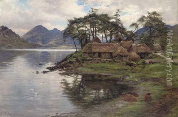 Letterfern, Loch Duich, Kintail Oil Painting - Joseph Farquharson