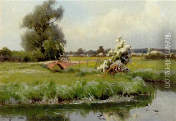 Summertime Oil Painting - Arthur William Redgate