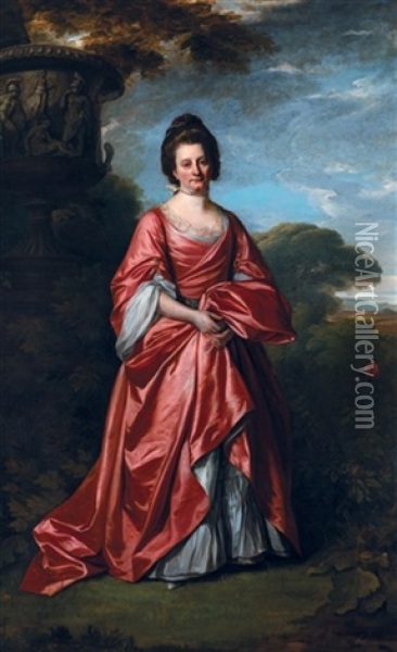 Portrait Of Grace Legge, Lady Knatchbull Oil Painting - Nathaniel Dance Holland (Sir)