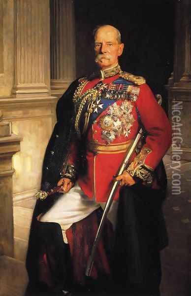 Field Marshal Earl Roberts, K.G., V. C. Oil Painting - John Singer Sargent